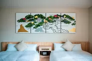 老松-各室ごとに異なるコンセプトアート