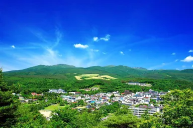 あだたら高原全景