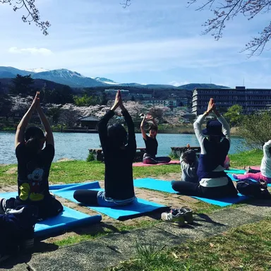 高原ヨガを体験