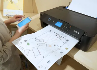 iPhoneから利用もできる複合機