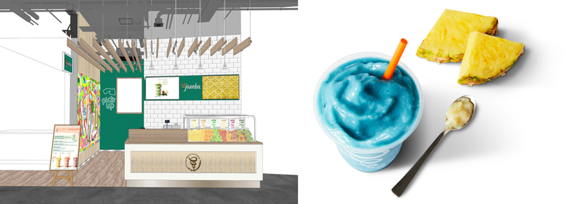 カリフォルニア発、全米で大人気
スムージー・ジュース専門店「Jamba」
日本限定オリジナルスムージー“ソライロ・コージー”も登場
8月4日(火)に「Jamba MIYASHITA PARK」正式オープンが決定！
