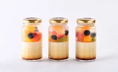 フルーツたっぷり大人のリッチぷりん