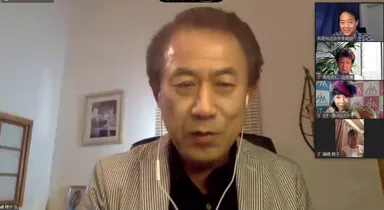 会員の講師による「オンラインでの話し方」勉強会風景