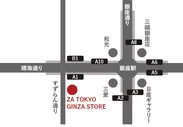 ZA TOKYO GINZA MAP