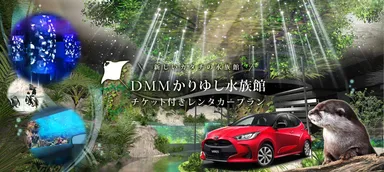 DMMかりゆし水族館チケット付きレンタカー