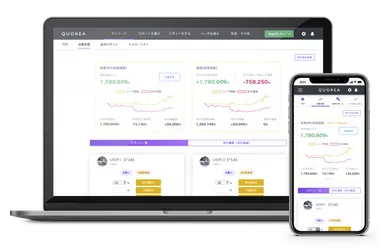 実際のサービス画面