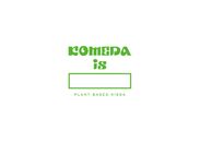 「komeda is □」ロゴ