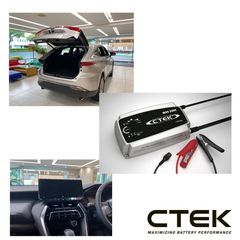 CTEKプロ向け充電器「MXS25EC」、NTPグループ様が新型ハリアー展示車両バッテリー充電器に導入！～各店舗にて展開。インパネ・ナビ・電動テールゲート等各種装備の体験デモンストレーションに活用～