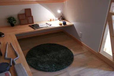 おこもり感のある作業スペースも確保