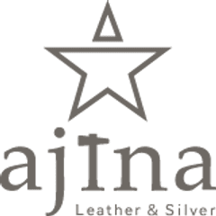 シルバー＆革アクセサリー　AJINAのロゴ