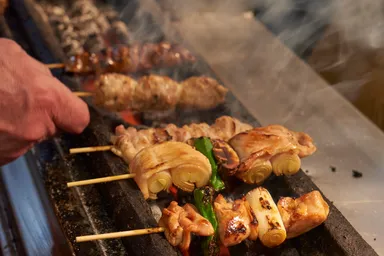 備長炭による職人の技