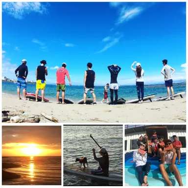 SUPアクティビティー　夕陽