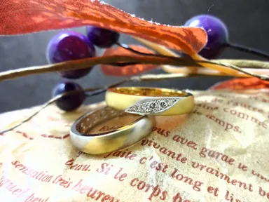 お客様制作の結婚指輪