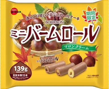 139gミニバームロールマロンクリーム