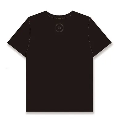 Ghost of Tsushima ロゴ＆家紋Tシャツ (GHOSTデザイン)ブラック裏