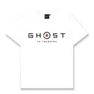 Ghost of Tsushima ロゴ＆家紋Tシャツ (SAMURAIデザイン)ホワイト表