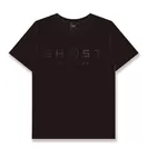 Ghost of Tsushima ロゴ＆家紋Tシャツ (GHOSTデザイン)ブラック表