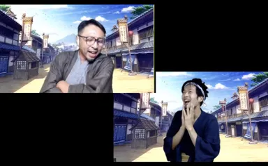 酔った熊が怒られるシーン(横山、宮島)