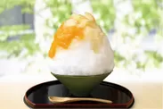『こまち茶屋』かき氷「生桃」1,420円(税込)