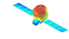 Ansys HFSSの使用は、プラットフォームでのアンテナ性能をシミュレート可能に