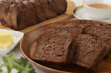 “見つけた、パンとチョコの黄金比率”