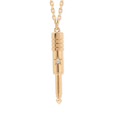 JACK NECKLACE(PINK GOLD)FRONT