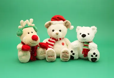 「トナカイ」、「マイファーストテディ」、「ポーラーベア」