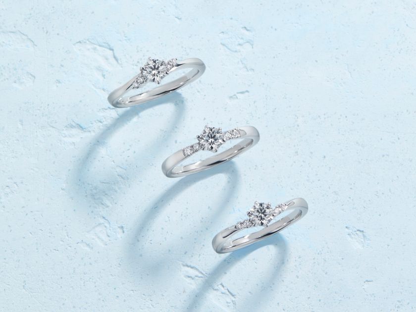 ブライダルリング専門店「アイプリモ」
～ おふたりの縁がより強くむすびつくように ～
新作エンゲージリング　
『メルーペ』『アステローペ』『ケラーノ』
