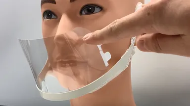 柔らかいフィルムなので安全