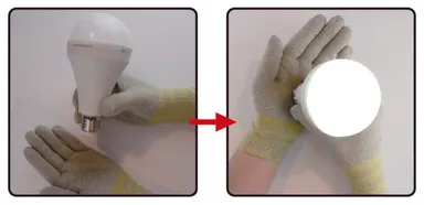 銅イオン繊維使用を証明するテスト