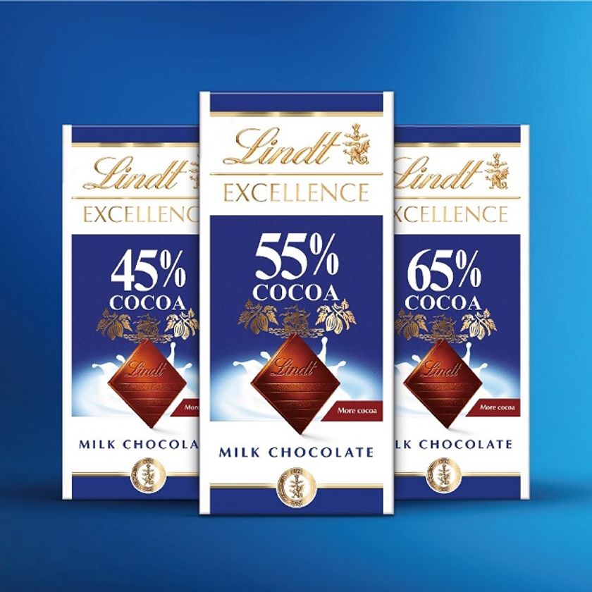 リンツ 最高峰のタブレットチョコレート エクセレンス に新ラインナップ More Cacao Less Sugar の ハイカカオ ミルクチョコレート 9月1日新発売 リンツ シュプルングリージャパン株式会社のプレスリリース