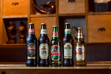 青島ビール　580円(税抜)～