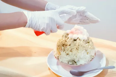 ピスタチオアングレーズ＜仕上げ＞