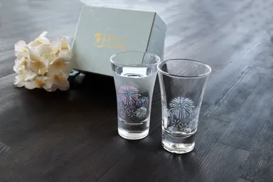 冷感花火天開グラスペアセット