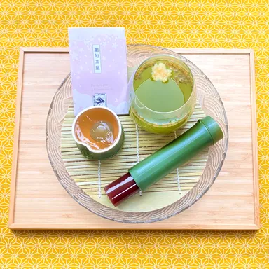 ご褒美セットのお菓子とお茶