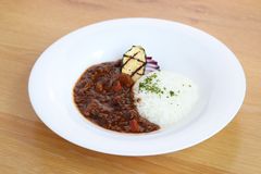 フォーポイントカレーと愛知県産ライス