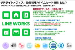 サテライトオフィス・勤怠管理 / タイムカード for LINE WORKS