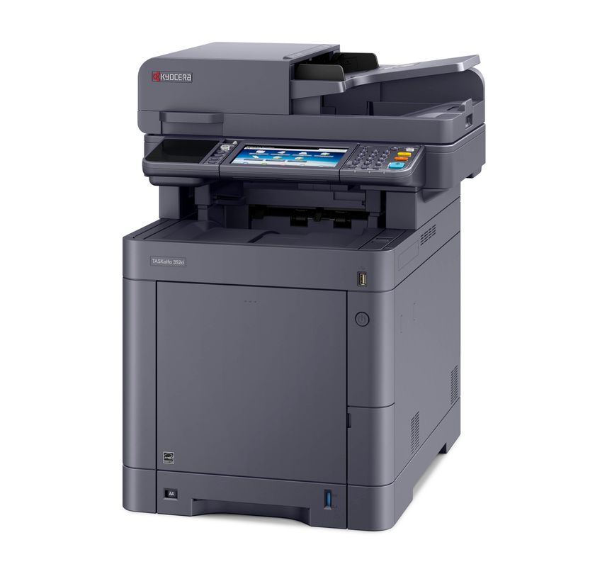 オフィス環境のペーパーレス化、省スペース化への対応に最適
新製品 カラーＡ4複合機「TASKalfa 352ci」を発売
