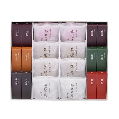 <とらや>羊羹・最中詰合せ６号