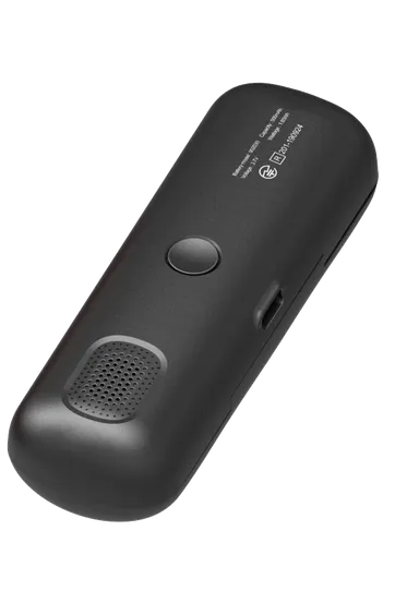 非接触型翻訳イヤホンD'gettie TE-03　イヤホンケーススポーカー