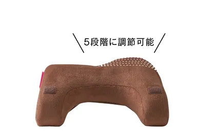 エアーバッグで高さ調節可能