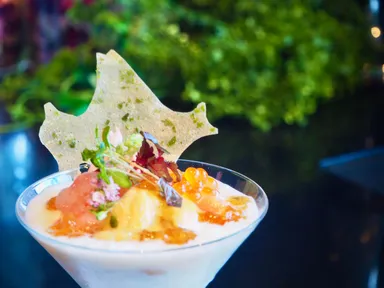 北海道海の幸のパフェ