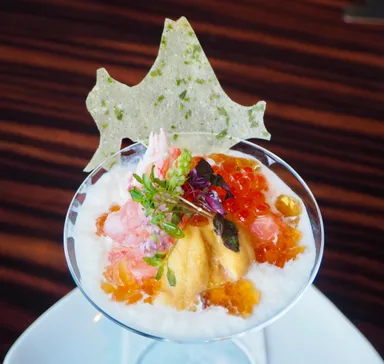 北海道海の幸のパフェ3