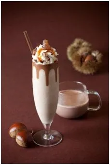 銀座店イートイン仕様「ショコラマロン・ドリンク」イメージ画像