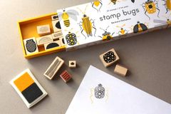 子ども達の大好きな昆虫と海のユニークなスタンプセットをベビーギフト専門店amaより8月に発売！夏のおうち時間に最適