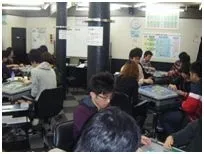 麻雀を通じての交流会の様子