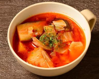 野菜いっぱいミネストローネスープ