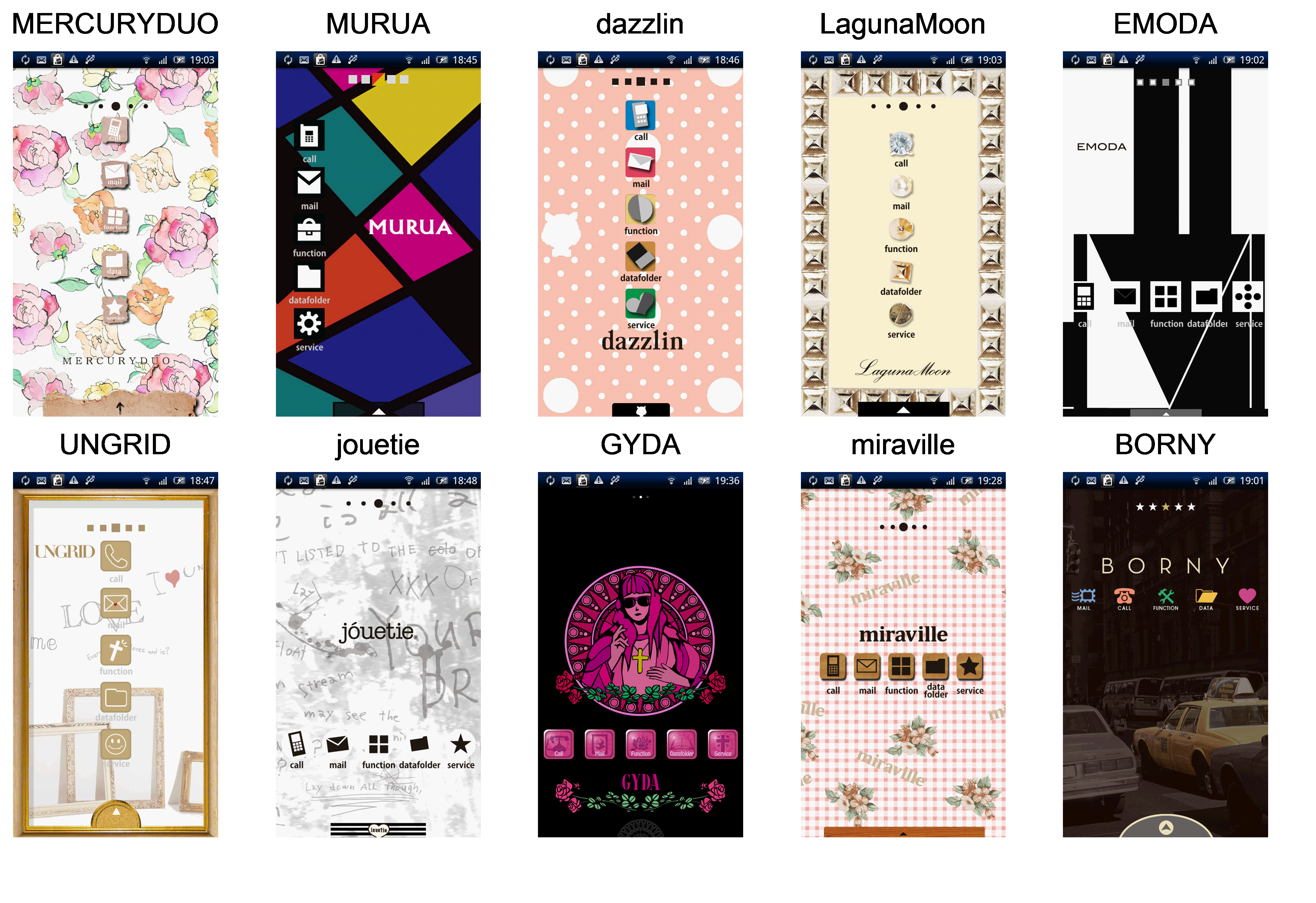 マークスタイラー 10ブランドのきせかえコンテンツを Android Tm 端末向けきせかえサービス きせかえtouch R にて本日提供開始 Mark Styler株式会社のプレスリリース マークスタイラー 10ブランドのきせかえコンテンツを Android Tm 端末向けきせかえサービス きせかえtouch R にて本日提供開始 Mark Styler株式会社のプレスリリース