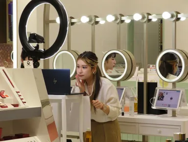 ライブ配信の様子