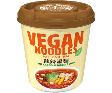 ヴィーガンヌードル酸辣湯麺